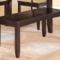 5PCS LYNFIELD RECTANGULAR DINETTE DINING SET TABLE w/4 LEATHER CHAIR, CAPPUCCINO SKU: LY5-CAP-LC