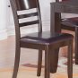 7PC RECTANGULAR DINETTE KITCHEN DINING TABLE w/ 6 PLAIN WOODEN SEAT CHAIRS (NO BENCH) SKU: LY7-CAP-W