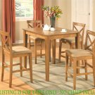 36" Square Counter Height Table Only in Oak Finish, SKU#: PBT-OAK-T