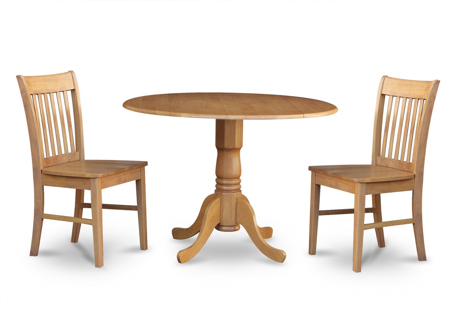 table round dublin set table 2 round kitchen leaf drop Dublin Norfolk   3PC