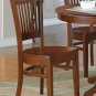 9PC Vancouver Dinette Dining Set, Oval Table with 8 Wood Seat Chairs Espresso, SKU: VANC9-ESP-W