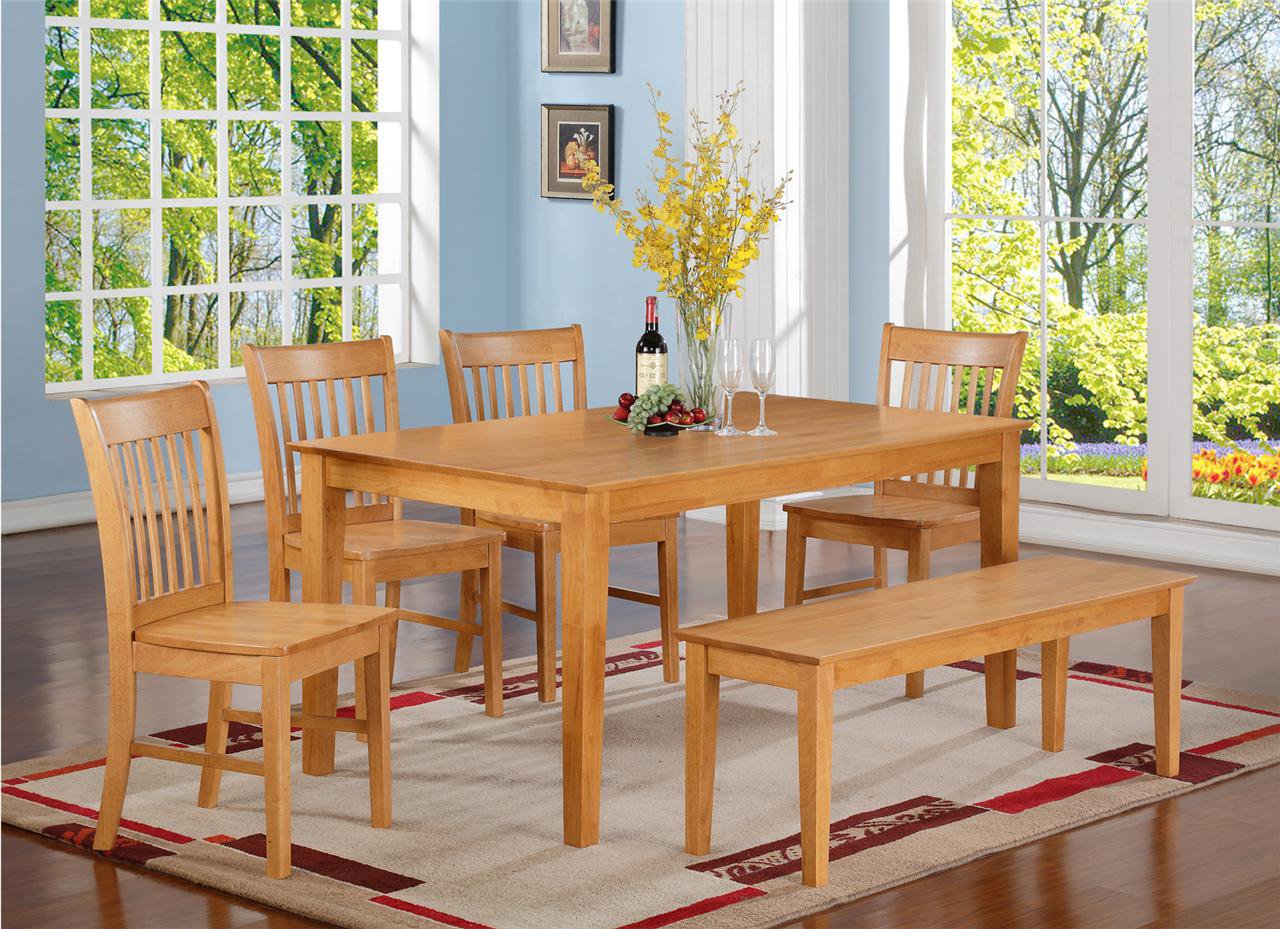 Oak Dining Table Set Images