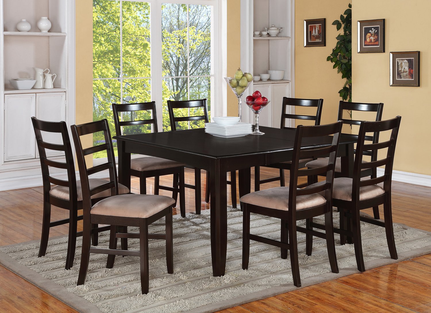 9PC Square Dining Table 54x54x30