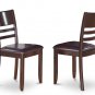 9PC Henley Dining Table 72x42x30" with 8 Lynfield Wood Seat Chairs in Cappuccino. SKU: HELY9-CAP-W