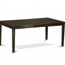 Henley Dining Table Without Chair W42xL72” in cappuccino finish SKU#: HET-CAP-T