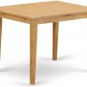 5pc Norfolk kitchen set, table with 4 Vancouver wood seat chairs in light oak SKU# NOVA5-OAK-W