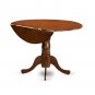 5pc Kitchen Dinette, Dublin table + 4 Vancouver wood seat chairs in espresso NEW