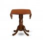 5pc Kitchen Dinette, Dublin table + 4 Vancouver wood seat chairs in espresso NEW