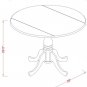 5pc Kitchen Dinette, Dublin table + 4 Vancouver wood seat chairs in espresso NEW