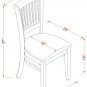 3pc Kitchen dinette, drop leaf pedestal table + 2 wood seat chairs in light oak
