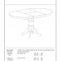 7-PC Dinette Dining Set, Oval Table with 6 Fabric padded chairs in oak, SKU: AVVA7-OAK-C