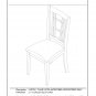 5-PC Nicoli Rectangular Dining Table & 4 Leather Seat Chairs in Black & Cherry Brown NICO5-BLK-LC
