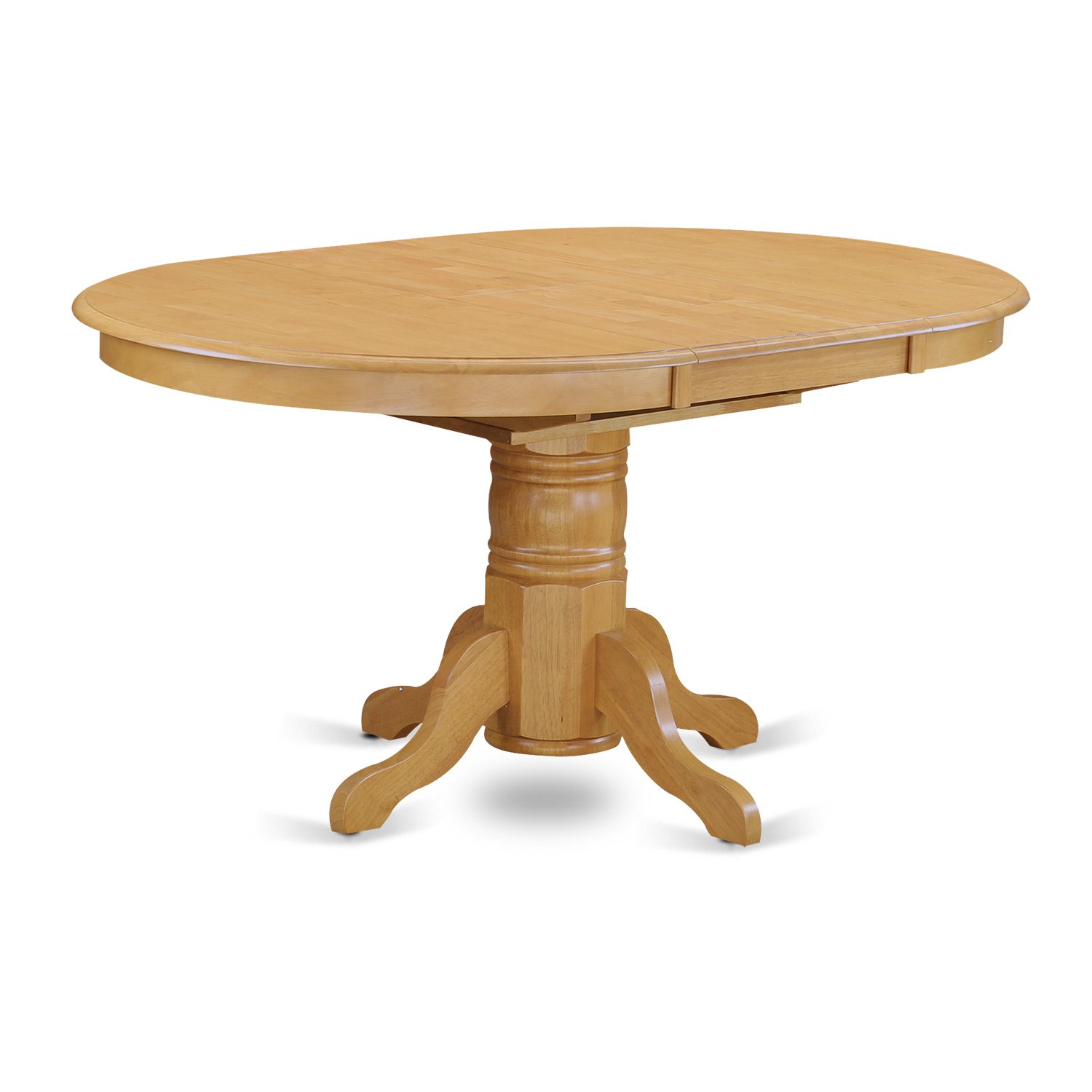 One Avon Oval Kitchen Dining Table Without Chair in Light Oak
