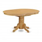 One Avon Oval Dinette Kitchen Dining Table Without Chair in Light Oak Finish, SKU: AV-OAK-TB