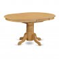 One Avon Oval Dinette Kitchen Dining Table Without Chair in Light Oak Finish, SKU: AV-OAK-TB