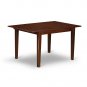 Milan Dinette Kitchen Set, Table 36"x 54" with 6 Chairs in Mahogany Finish SKU# MILA7-MAH-W