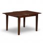 Milan Dinette Kitchen Set, Table 36"x 54" with 4 Chairs in Mahogany Finish SKU#: MILA5-MAH-C