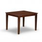 Milan Dinette Kitchen Set, Table 36"x 54" with 4 Chairs in Mahogany Finish SKU#: MILA5-MAH-C