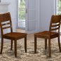 6pc LYNFIELD RECTANGULAR DINING TABLE + 4 PLAIN WOOD SEAT CHAIRS + 1 BENCH ESPRESSO, SKU: LY6-ESP-W