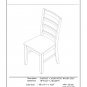 9-PC Parfait Square Dining Set, Table with 8 wood seat Chairs in Saddle Brown. SKU: PF9-SBR-W