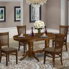 5PC Vancouver Dinette Dining Set Oval Table w/ 4 cushioned chairs in espresso VANC5-ESP-C