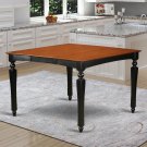 Dinette Dining Counter Height Table with 18" Leaf (without chair) in Black & Cherry SKU#: CT-BLK-T