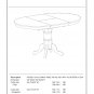 7pc Kenley dinette oval pedestal dining table + 6 Vancouver padded chairs espresso SKU# KEVA7-ESP-C