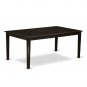 7pc Henley Dining Table with 6 Capri Wood Seat Chairs in Cappuccino. SKU#: HECA7-CAP-W
