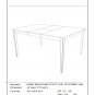7pc Henley Dining Table with 6 Capri Wood Seat Chairs in Cappuccino. SKU#: HECA7-CAP-W