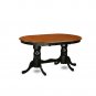 9pc Set Plainville Dining Table + 8 Avon Wood Seat Chairs in Cherry Black. SKU: PLAV9-BCH-W