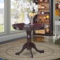 ANTIQUE ROUND DINETTE KITCHEN TABLE IN CAPPUCCINO 36" DIAMETER - NO CHAIR, SKU#: ANT-CAP-T