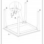 36x36" Square Pub Counter Height Table No Chairs in Oak SKU# PBT-OAK-T