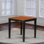 36x36" Square Pub Counter Height Table No Chairs in black and cherry SKU# PBT-BLK-T