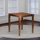 36x36" Square Pub Counter Height Table No Chairs in Mahogany SKU# VNT-MAH-T