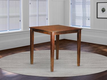 36x36" Square Pub Counter Height Table No Chairs in Mahogany SKU# VNT-MAH-T