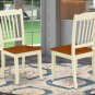 7pc Dining Set, Kenley oval pedestal table + 6 Danbury chairs buttermilk cherry KEDA7-BMK-W