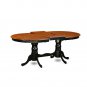 5pc Set Plainville Dining Table + 4 Avon Wood Seat Chairs in Cherry Black. SKU: PLAV5-BCH-W