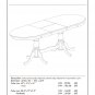 9-PC Vancouver Dining Set, Oval Table w/8 Fabric Upholstered Seat Oak finish, SKU: VANC9-OAK-C