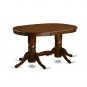 5PC Vancouver Dinette Dining Set Oval Table w/ 4 cushioned chairs in espresso VANC5-ESP-C