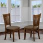 5PC Vancouver Dinette Dining Set Oval Table w/ 4 cushioned chairs in espresso VANC5-ESP-C