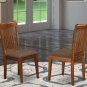 7pc Napoleon Dining Set, Table + 6 Portland Chairs saddle brown SKU# NAPO7-SBR-C