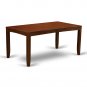 7PCS LYNFIELD RECTANGULAR DINETTE DINING SET TABLE w/6 LEATHER CHAIR, ESPRESSO SKU: LY7-ESP-LC