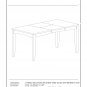 5PCS LYNFIELD RECTANGULAR DINETTE DINING SET TABLE w/4 LEATHER CHAIR, ESPRESSO SKU: LY5-ESP-LC