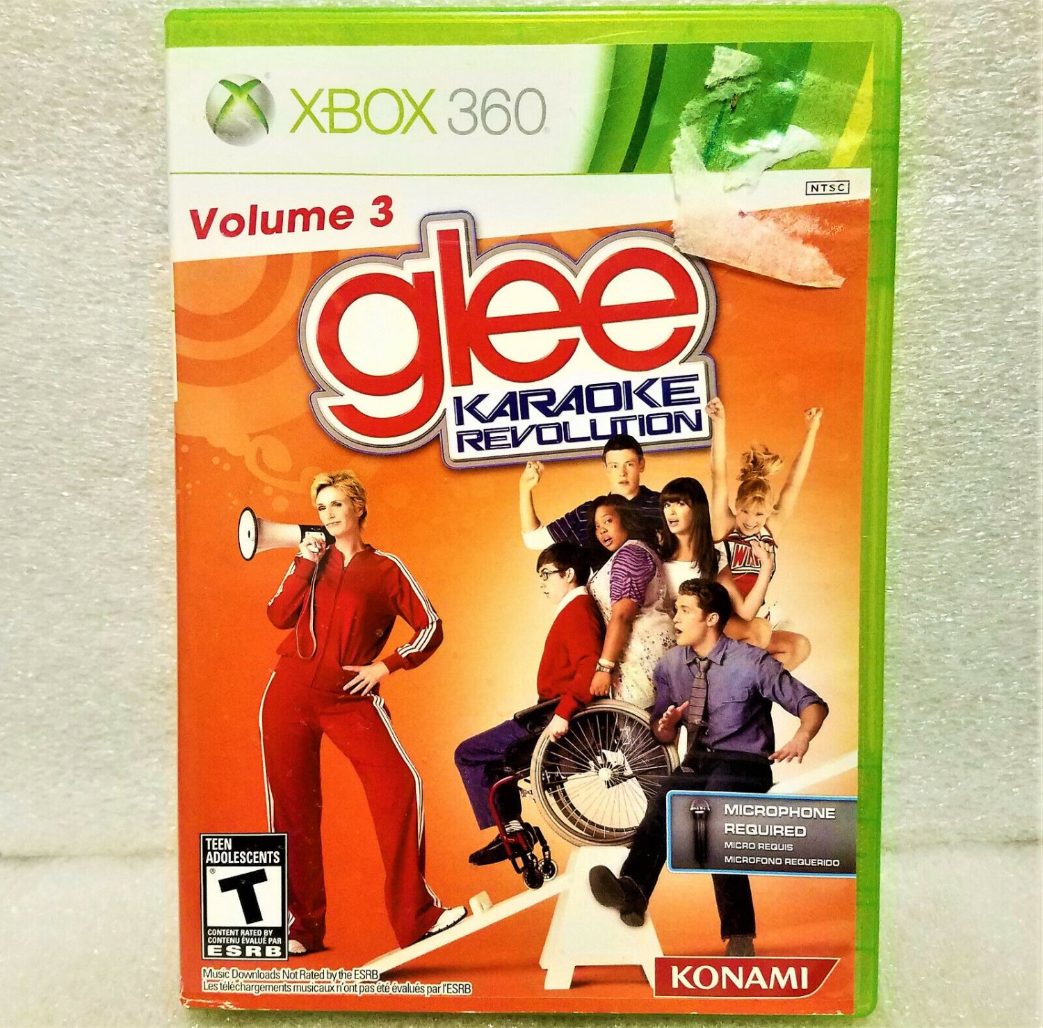 XBOX 360 Glee Karaoke Revolution Vol 3 Complete!