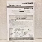 Sylvania DVD Recorder DVR95DF User Manual