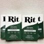 Rit Powdered Dye Dark Green (4) - 1 1/8oz Boxes NEW! Sealed!