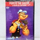 Popeye The Sailor 2 Hour DVD - by Cartoon Classics NEW! Sealed!