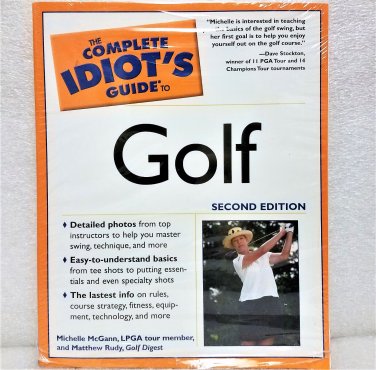 The Complete Idiot's Guide to Golf (Softcover) NEW! Sealed!
