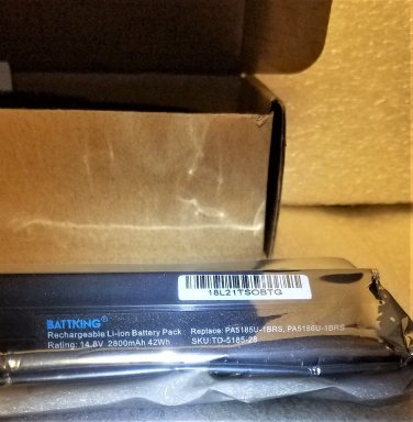 BATTKING Replacement Li-Ion Battery Pack PA5185U-1BRS, PA5186U-1BRS 14.8V NEW!