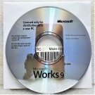 MICROSOFT WORKS 9 DELL BRAND OEM INSTALLATION CD - NO Product Key! MICROSOFT WORKS 9 DELL BRAND OEM INSTALLATION CD - NO Product Key!